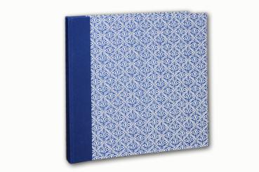 High-quality photo album "Wastl", blue, nostalgic photo album